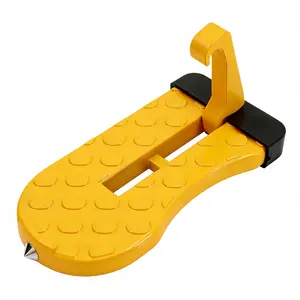 Car Door Step Outdoor Multi-Foldable Aluminum Alloy Roof Rack Car Step Easy Access Door Step for Car Roof Universal Fit for Cars and SUVs