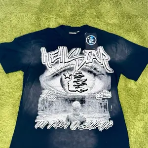 Men's Black-and-White Hellstar T-Shirt