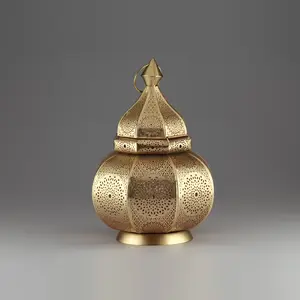 Moroccan Table Decor Lantern / Lamp /Table top and Garden Lantern/ Christmas Holiday Gift - LED String lights included