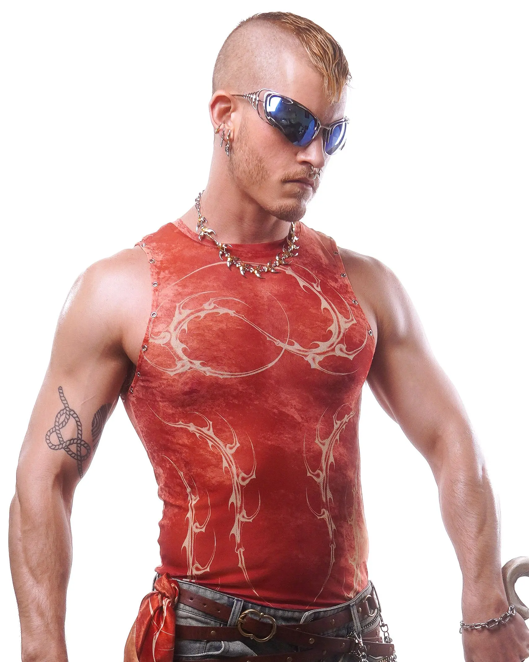 VISCERA MESH HARDWARE TANK ( BLOOD )