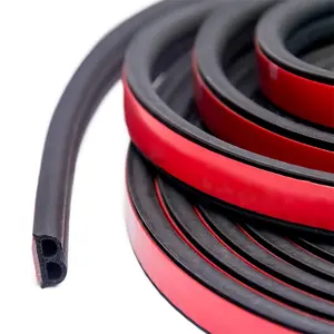 32FT/10M Universal Car Weather Stripping, Self Adhesive Automotive Door Rubber Weather Draft Seal Strip for Car Window Door Engine Cover Noise Insulation
