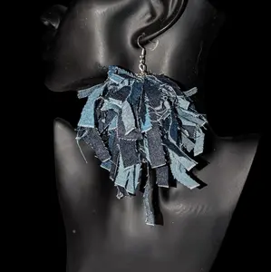 "Zabrina" fabric earrings