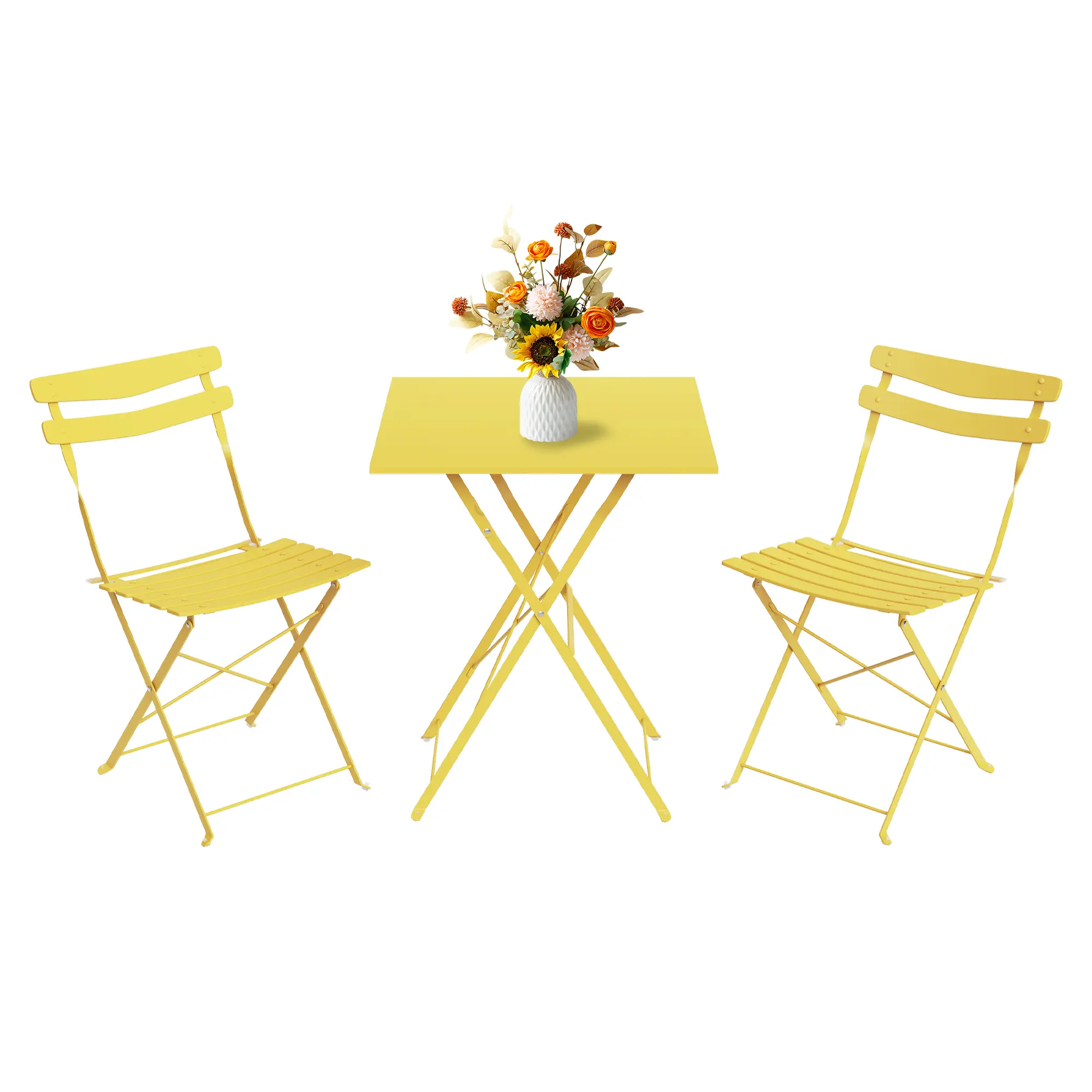 Bright yellow