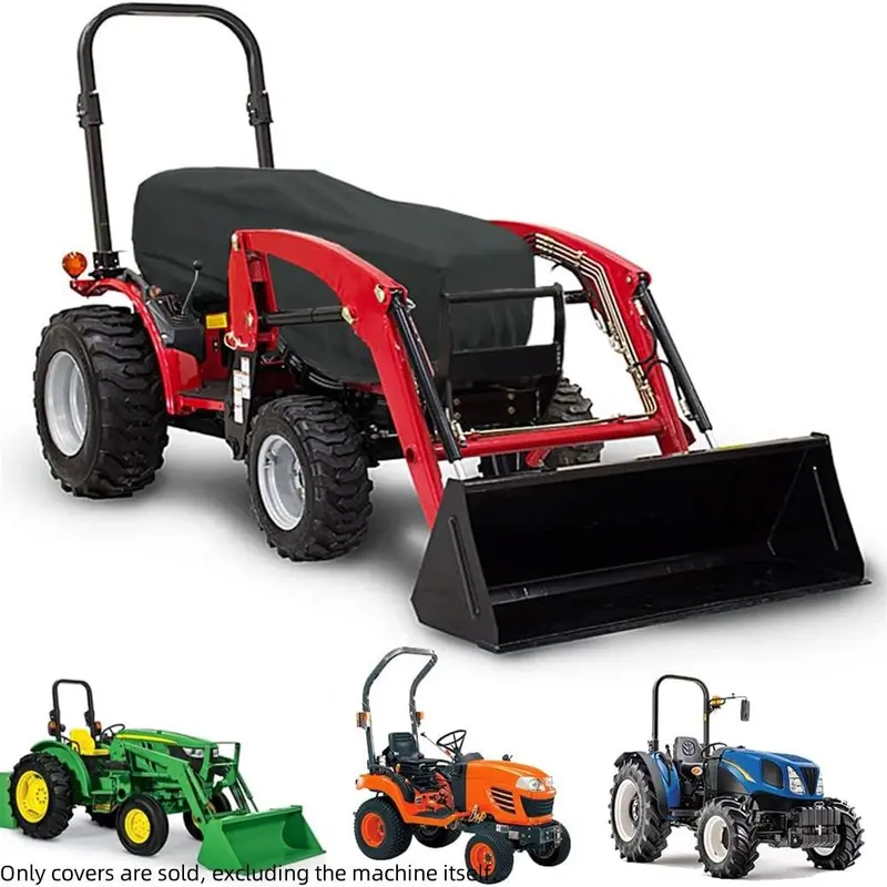 Tractor Cover, 1 Count Waterproof Oxford Fabric Heavy Duty Tractor Cover, Dustproof Tractor Cover with Black Protective Bag, Universal Tractor Accessories, Lawn Mower, Garden