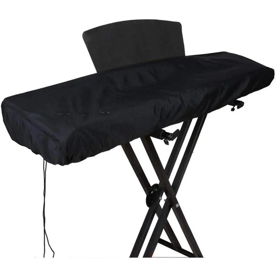 88 Key Piano Keyboard Dustcover, 420D Oxford Protector Cover with Drawstring for Musical Instruments Accessories