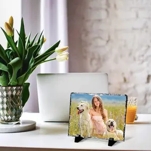 Stone Photo Frame - Elegant Display for Your Precious Moments