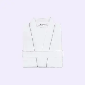 Hotel Waffle Robe by FluffCo | 100% Cotton Everyday Soft and Comfortable Loungewear Nightwear