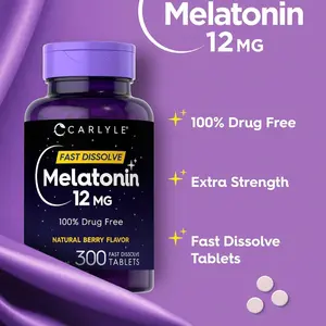 Edible Melatonin 12mg Dietary Supplement