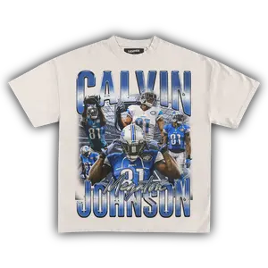 CALVIN JOHNSON TEE UNISEX T-SHIRT, GRAPHIC TEE, GIFT FOR FANS