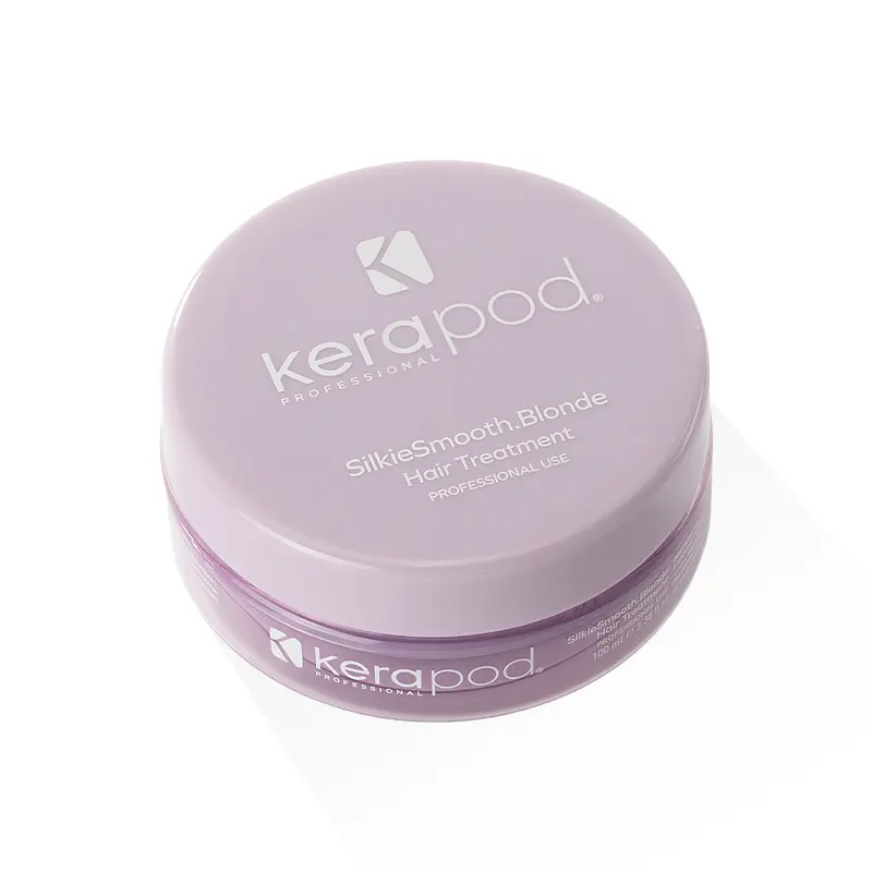 KeraPod SilkieSmooth Blonde for Professional Stylists - High-Performance Smoothing System for Blonde Curly Hair - Salon Use