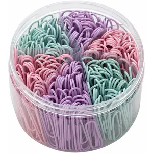 Colored Paper Clips, Pastel 2 Inches Jumbo Large, 300pcs Big Cute Paper Clips for Office Supplies, Durable and Rustproof