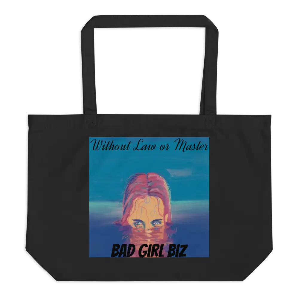 "Aqua Viva" BGB Large organic tote bag