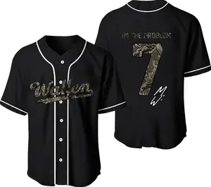 [Baseball Jersey] #7Wallen Baseball Jersey | Country Music 2 Sided Unisex Baseball Jersey