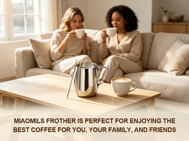 20oz Milk Frother Set, 304 Stainless Steel Milk Tank And Latte Art Pen, Graduated Milk Tank, Milk Frother Cup, Mother'S Day Gift, Coffee Making Tool