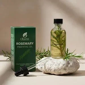 Rosemary Hair Oil for Hair Growth & Thicker Hair – Natural Scalp Treatment with Argan & Jojoba Oil – Anti-Frizz & Split Ends Care for Women & Men Thickening Regrowth Formula Thickening Boost Kit Haircare