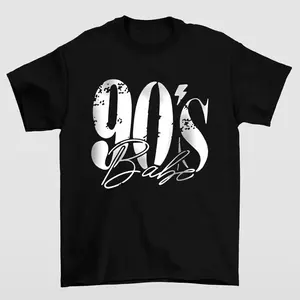 Vintage Washed Cotton Tee Women, 90s Distressed Graphic Short Sleeve