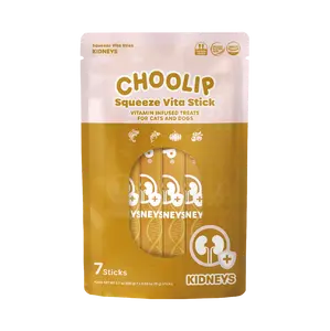 Choolip Squeeze Vita Stick Kidneys – Hydration, Urinary & Kidney Support for Dogs & Cats (Sensitive & Senior Pets, 7 Sticks)