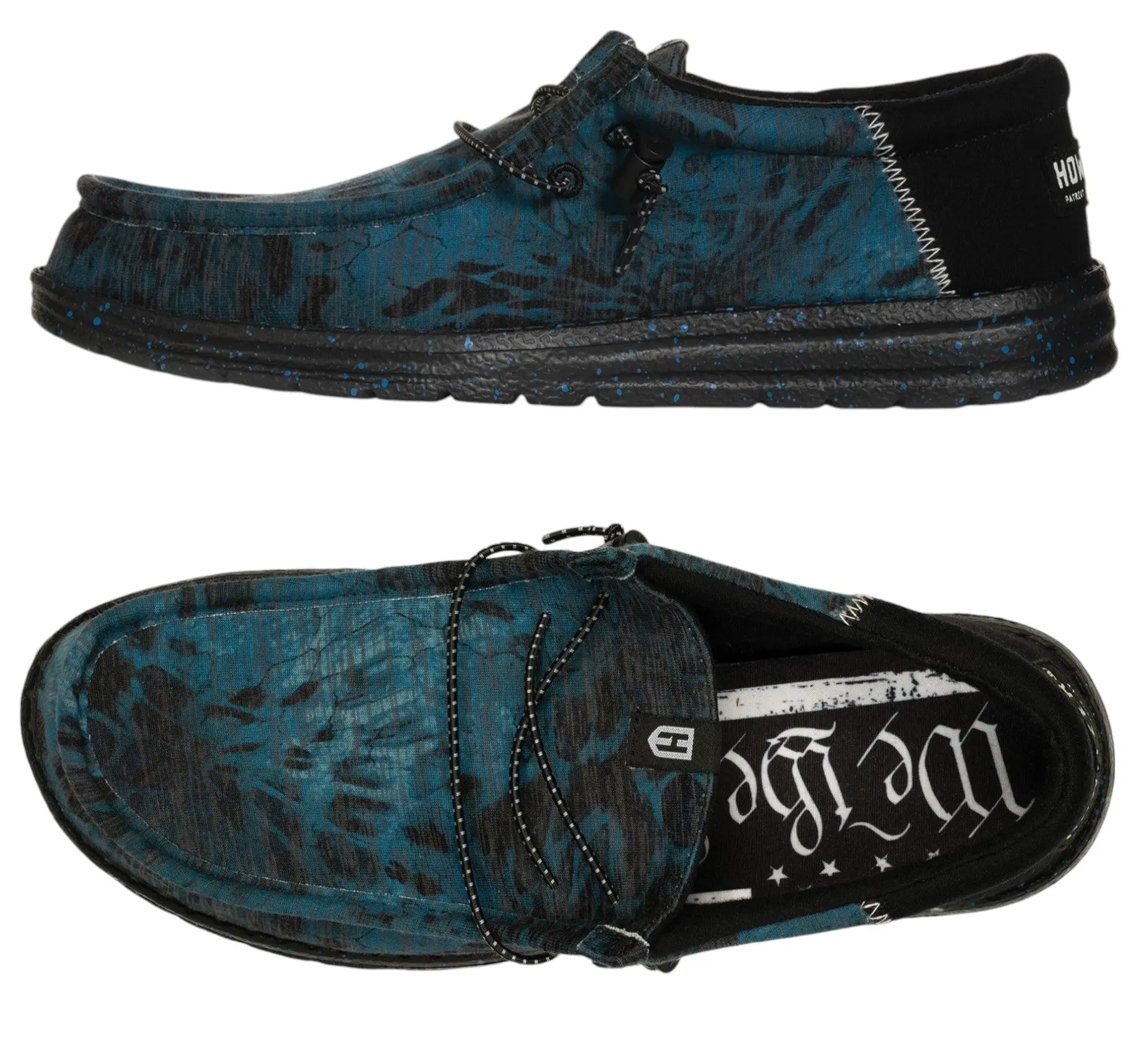 Howitzer Men's Casual Slip-On Shoes, Breathable Camo Print Fabric with Elastic Laces, Lightweight and Flexible for All-Day Wear, Eva Sole, Cushioned, Low-Cut Slip-On Loafers, Casual Fashion Shoes, Footwear, Walking Shoes, Soft