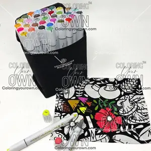 Color Your Own: 36-Piece Dual Tip Marker Pack