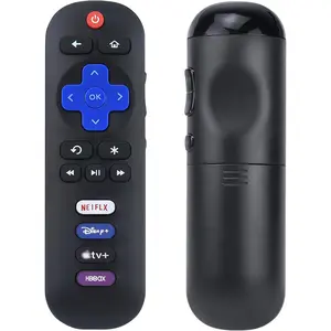 Remote Control Replacement for Roku Smart TVs, Compatible with TCL Roku/Hisense Roku/Onn Roku/Sharp Roku/Element Roku/Westinghouse Roku/Philips Roku Smart TVs (Not for Roku Stick and Box)