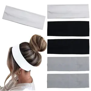 6 Pcs Headbands for Women Hair Cotton Headband Non-slip Stretchy Elastic Head Wrap Holder Hair Accessories