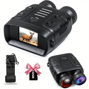 Infrared Night Vision Binoculars, 1 Set USB Rechargeable Binoculars with Storage Card, Outdoor Adventure Binoculars for Camping & Hunting