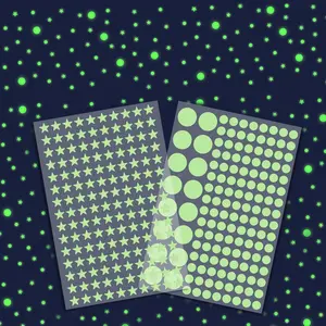 Household daily necessities DUOFIRE Glow in The Dark Stars and Domed Dots, Ceiling Glow in The Dark, Ultra Bright Glowing Stars and Domed Dots of 294 PCS for Kids Room or Birthday Gift, Beautiful Wall Decals and Ceiling Decors