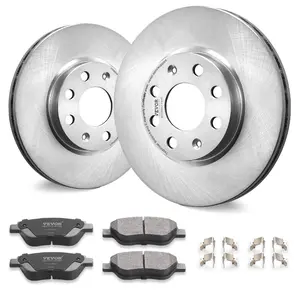 Front Brake Kit for Vauxhall Adam(M13), Corsa D (S07), Corsa D Box/Hatchback (S07), Brake Rotors Ceramic Brake Pads Replacement Kit, 257mm Front Rotors