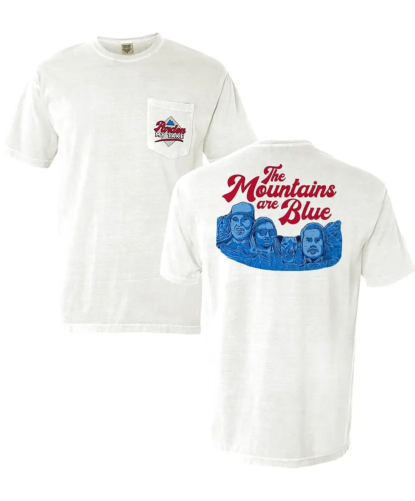 Barstool - Mnts Are Blue Mt. Rushmore Pocket Tee