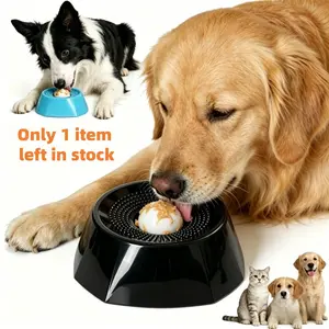 Interactive Dog Licking Toy, Ball Design, Tongue Cleaning, Non-Slip Slow Feeder Bowl, Training Puzzle Toy for All Breeds
