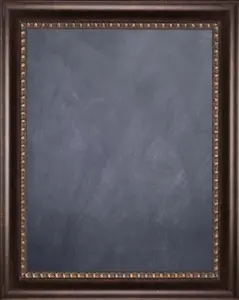 Framed Chalkboard - Dark Bronze Finish Scoop Frame
