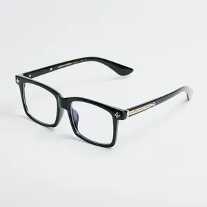 Square Eyeglasses Frame – Black & White Full-Rim Design | Unisex Fashion Accessory for Daily Wear or Gift Hot 2026