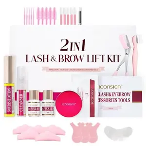 2in1 Lash Lift  and Brow Lamination Kit Professional Salon-Quality Eyelash Perm Kit Waterproof Eyelash & Eyebrow Set 4 in 1 Easy to Use DIY for Salon & Home Use