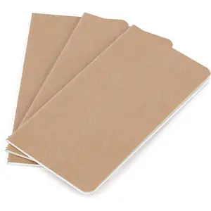 Blank Regular Size Travelers Notebook Inserts | 4.25" x 8.25"/11cm x 21cm | 100 gsm Paper | 3 Hand-Stitched Booklets/180 Pages | Travelers Notebook Refills for Journals, Diaries, Planners
