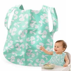20-Pack Disposable Baby Bibs – Soft, Leakproof & Adjustable Feeding Bibs for Babies and Toddlers, Packed Together in One Bag
