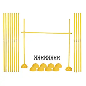 212 MAIN PLYOHRSET Agility Hurdle Set, Yellow, Agility Training, Track & Field Equipment