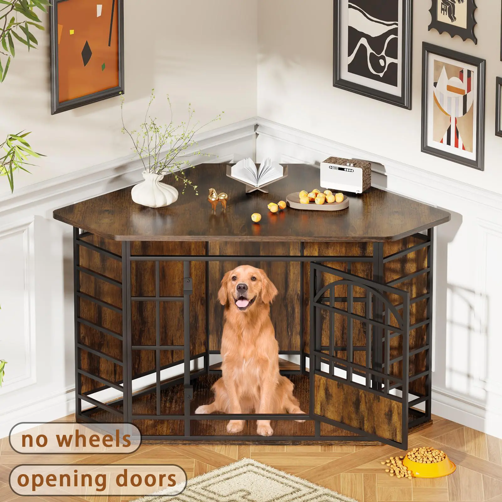 Brown 52"L x 29.1"W x 29.9"H