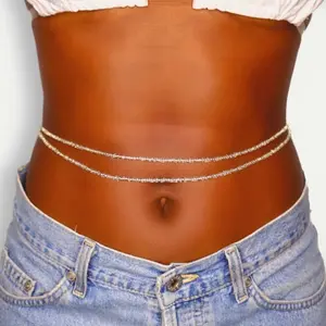 CRYSTAL CLEAR WAIST BEADS