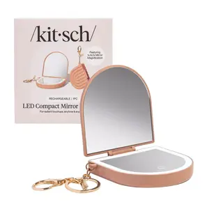 Terracotta Compact Mirror Keychain Terracotta Compact Mirror Keychain