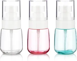 3Pack Small Spray Bottle, 1Oz Mini Spray Bottles, Empty Travel Spray Bottle, Fine Mist Plastic Spray Bottles (Clear+Green+Pink) GIVITASOT