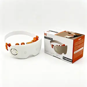 Eye Massager with Steam Mist, Heat Compress,  Wireless Music, Steam Heat Eye Mask with Bio-Pressure Massage, 15-Minute Fast-Acting Eye Comfort, Perfect Christmas gift for Him & Her