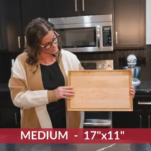 Medium Maple Wood Cutting Board/return B grade