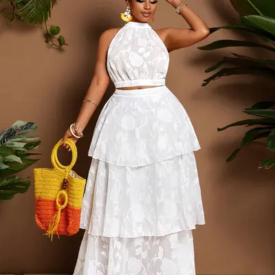 Womens Ruffle Skort Outfit Ideas TikTok Shop - Main Image