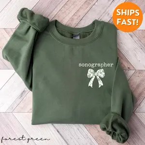 Sonographer Shirt Sonographer Crewneck Sonographer Shirt Ob Sonographer Shirt Obgyn Sonographer Tshirt Rad Tech Gift Group Shirts Ultrasound Technologist Christmas
