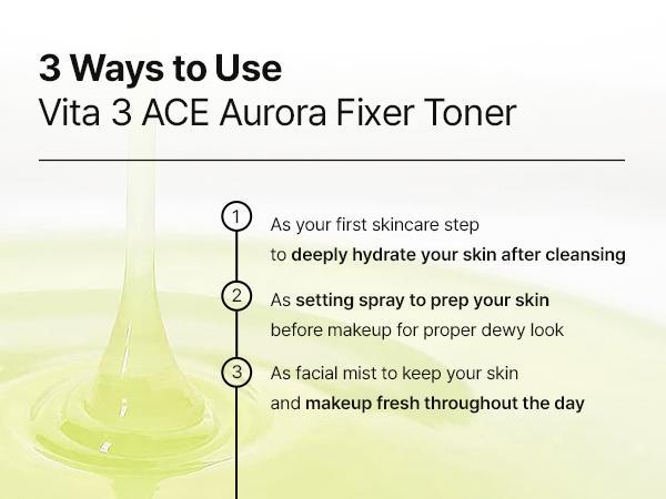 [Ooznary] 24/7 Dark Spot Care & Glass Skin Duo | Vita 3 Serum + Aurora Mist Set | Triple Vitamin Formula, Crystal Ceramide | Hyperpigmentation | Made in Korea