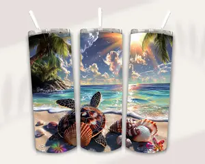 Original Palm Trees and Pretty Things Tumbler | Lees Doll House