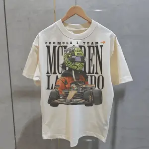 [Sale Up To 40%] Limited Lando Norris Vintage Graphic Menswear T-Shirt, Casual Short-Sleeve Loose Modern Cotton T-Shirt
