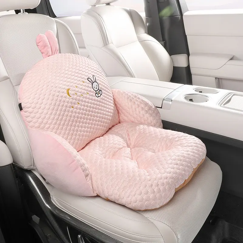 2026 New Four-Season Ice Bean Cartoon Animal Automotive Car Seat Cushion, Universal Five-Passenger Interior Padding, Comfortable and Durable Design, Car Seat Cushions for Driving