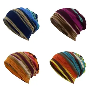 Heart Pattern Knitted Winter Beanie, Warm Stretchy Ski Skull Cap for Men & Women, Outdoor Streetwear, Ideal Holiday Gift