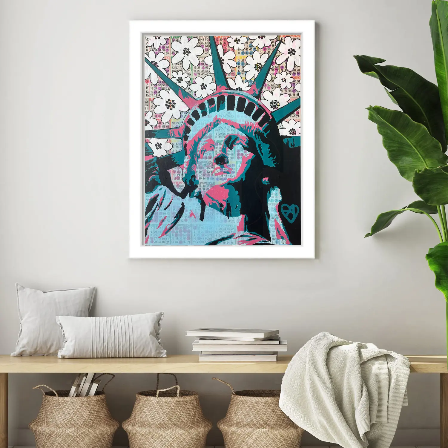 Framed Liberty Print 18x24